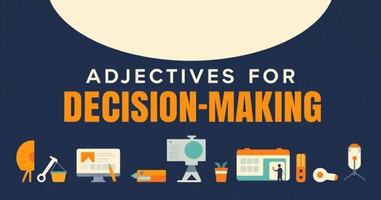 Illustration for Adjectives for Decision-Making: A Comprehensive Guide