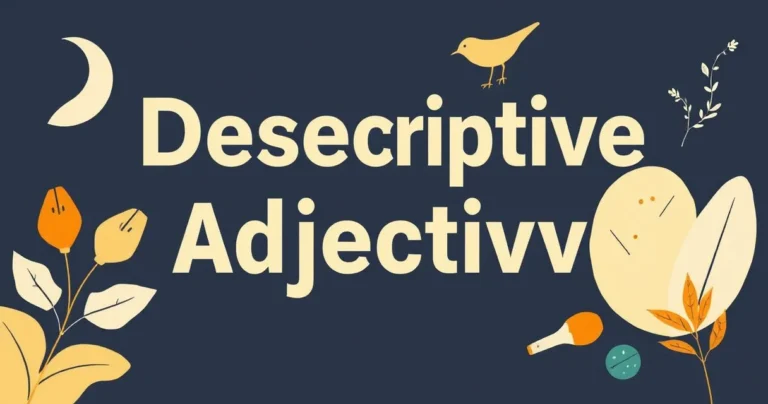 Illustration for Descriptive Adjectives: Enhancing Destination Descriptions