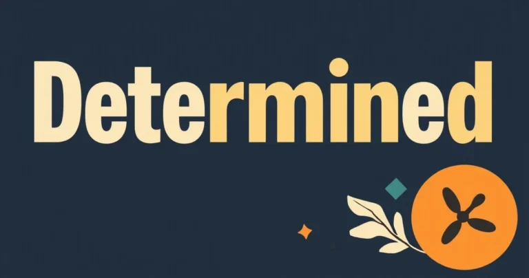 Illustration for Adjectives for Determined: A Comprehensive Guide