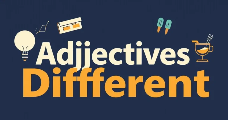 Illustration for Adjectives for Different: A Comprehensive Guide