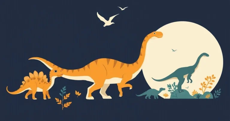 Illustration for Describing Dinosaurs: A Guide to Adjectives