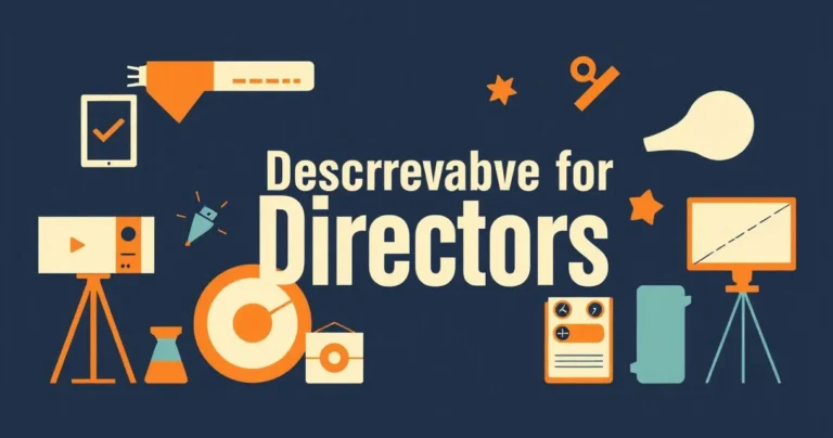 Illustration for Descriptive Adjectives for Directors: A Comprehensive Guide