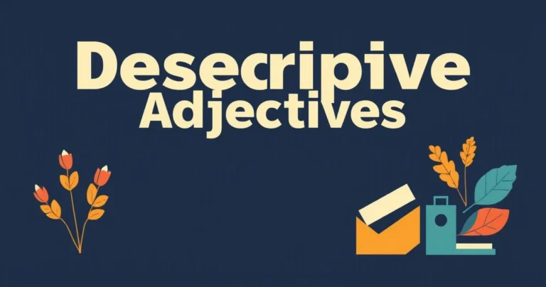 Illustration for Descriptive Adjectives: Enhancing Your Language of Discovery