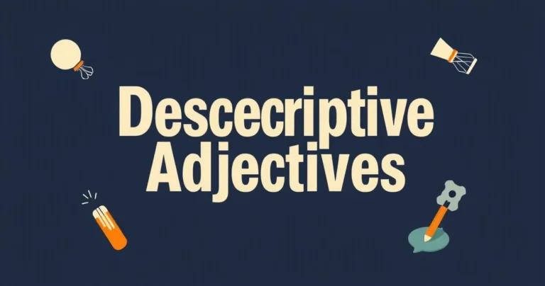 Illustration for Descriptive Adjectives: Enhancing Your English Vocabulary