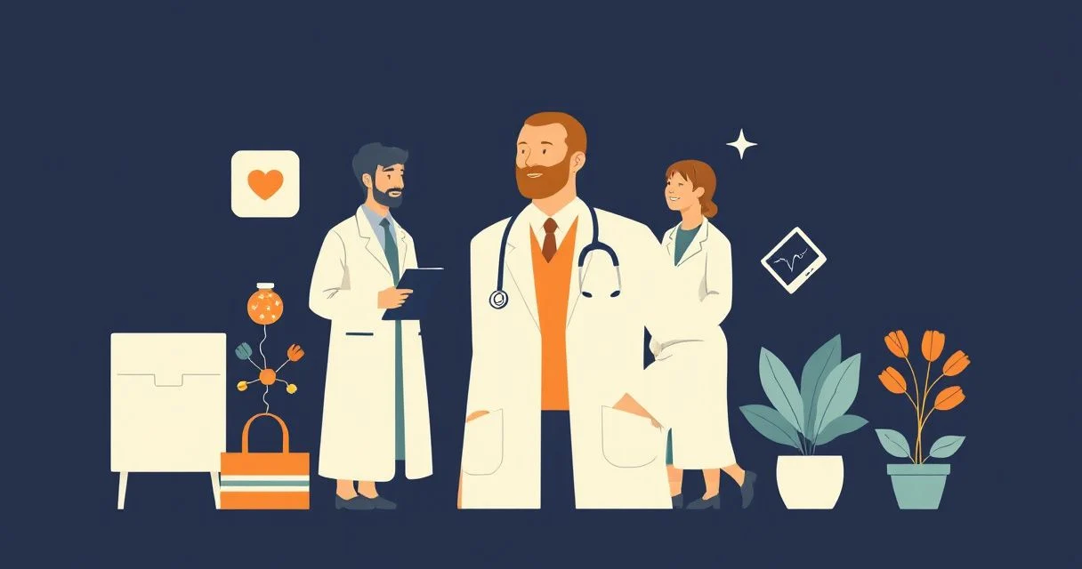 Illustration for Describing Doctors: A Guide to Adjectives in Medical Contexts