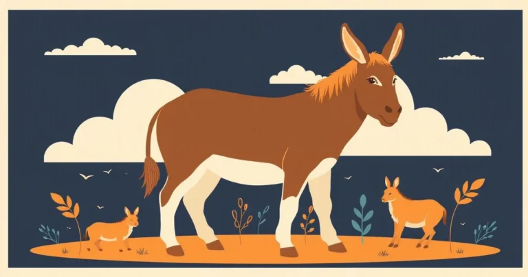 Illustration for Describing Donkeys: A Comprehensive Guide to Adjectives