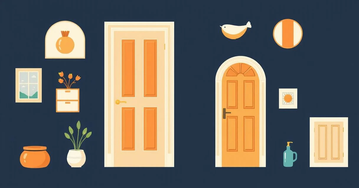 Illustration for Describing Doors: A Comprehensive Guide to Adjectives