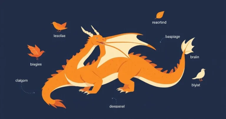 Illustration for Describing Dragons: Mastering Adjectives for Fantasy Writing