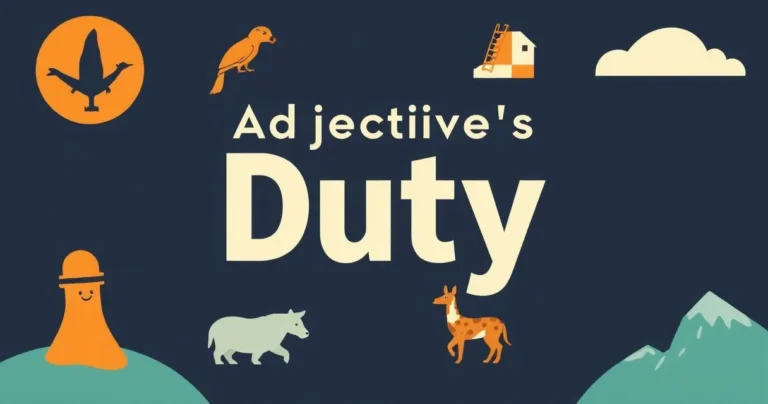Illustration for Adjectives for Duty: A Comprehensive Guide