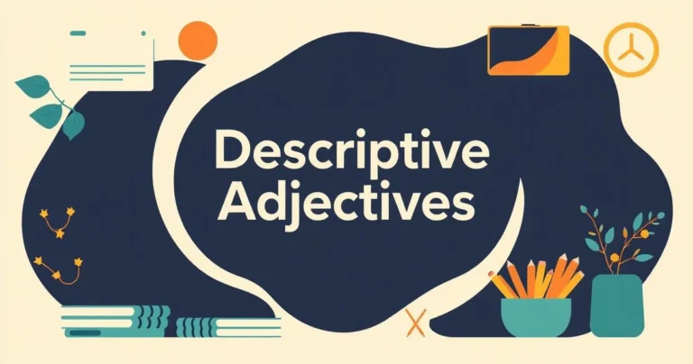 Illustration for Descriptive Adjectives: Enhancing Educational Writing