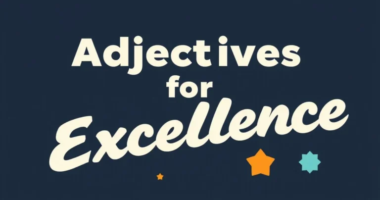 Illustration for Adjectives for Excellence: Describing the Elite