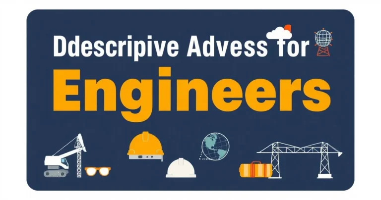 Illustration for Descriptive Adjectives for Engineers: A Comprehensive Guide
