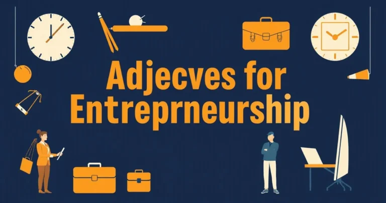 Illustration for Adjectives for Entrepreneurship: A Comprehensive Guide