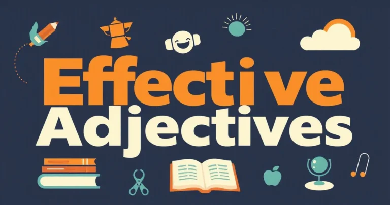 Illustration for Effective Adjectives: Elevate Your Essay Writing