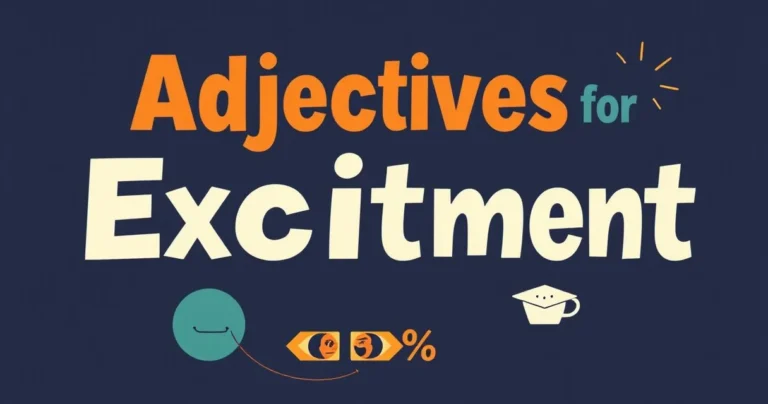 Illustration for Adjectives for Excitement: A Comprehensive Guide
