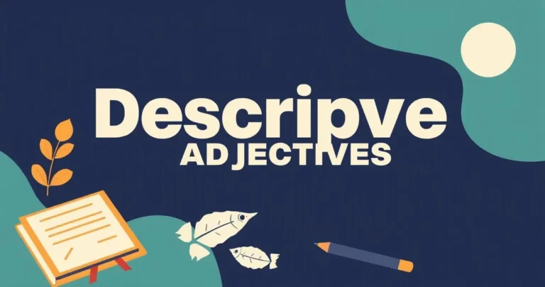 Illustration for Descriptive Adjectives: Enhancing Clarity in Explanations