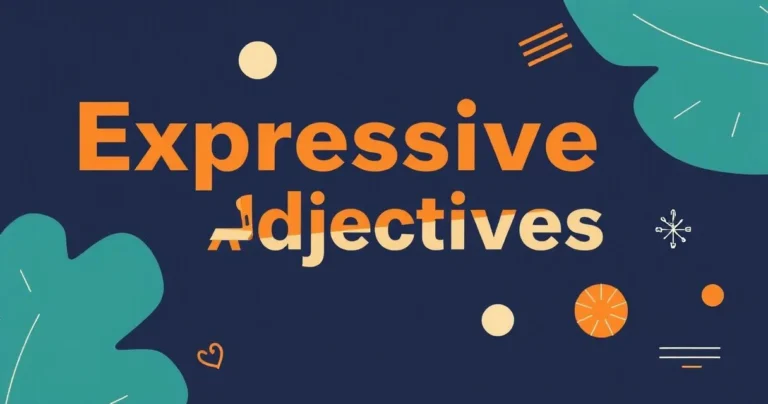 Illustration for Expressive Adjectives: Enhancing Your English