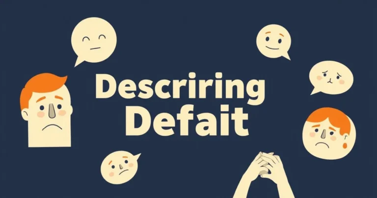 Illustration for Describing Defeat: A Guide to Adjectives for Failure