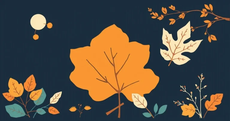 Illustration for Describing Autumn: A Guide to Adjectives for Fall