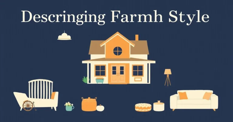 Illustration for Describing Farmhouse Style: A Guide to Adjectives