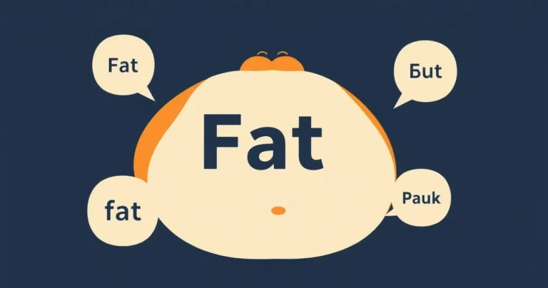 Illustration for Adjectives for Fat: A Comprehensive Guide