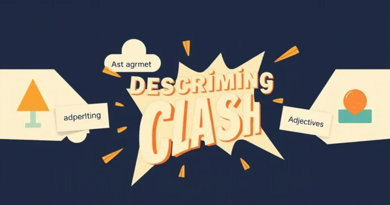 Illustration for Describing the Clash: Adjectives for Fight & Conflict