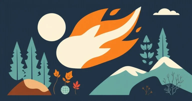 Illustration for Describing the Blaze: Mastering Adjectives for Fire