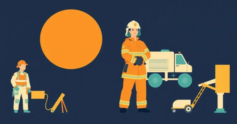Illustration for Describing Firefighters: A Guide to Powerful Adjectives
