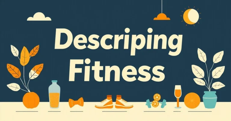 Illustration for Describing Fitness: Mastering Adjectives for Effective Communication