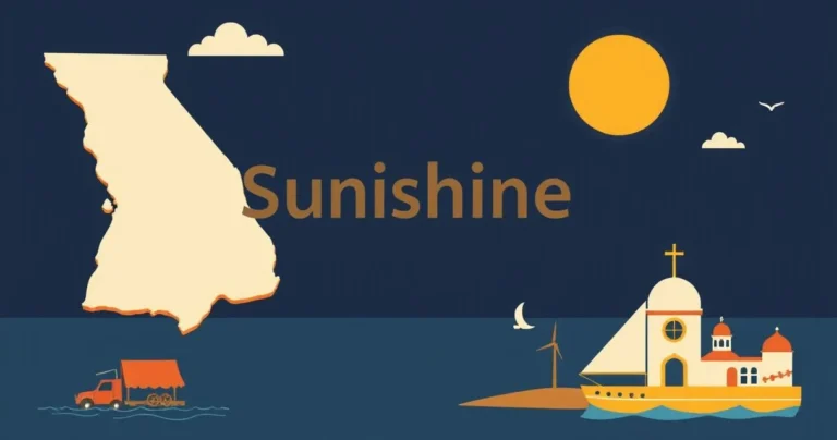 Illustration for Describing the Sunshine State: A Guide to Adjectives for Florida