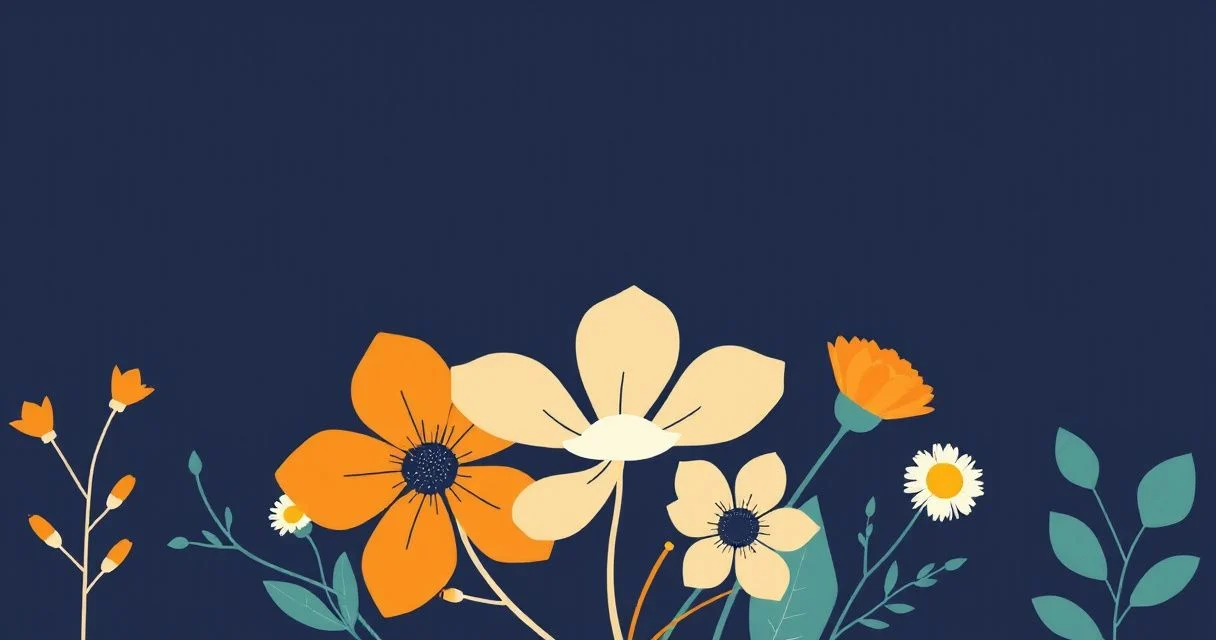Illustration for Describing Flowers: A Guide to Adjectives for Floral Beauty