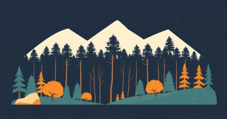 Illustration for Describing Forests: A Guide to Adjectives for Nature Lovers