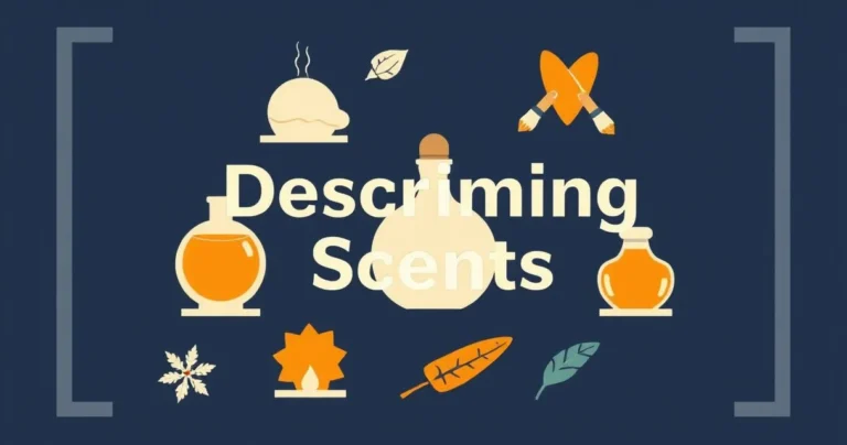 Illustration for Describing Scents: Mastering Adjectives for Fragrance