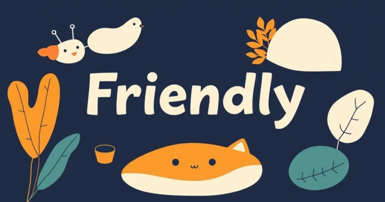 Illustration for Adjectives for “Friendly”: Expanding Your English Vocabulary