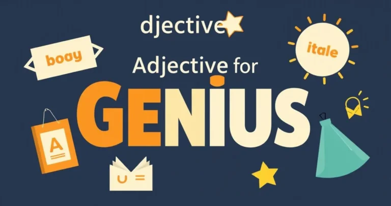 Illustration for Adjectives for Genius: Describing Exceptional Intellect