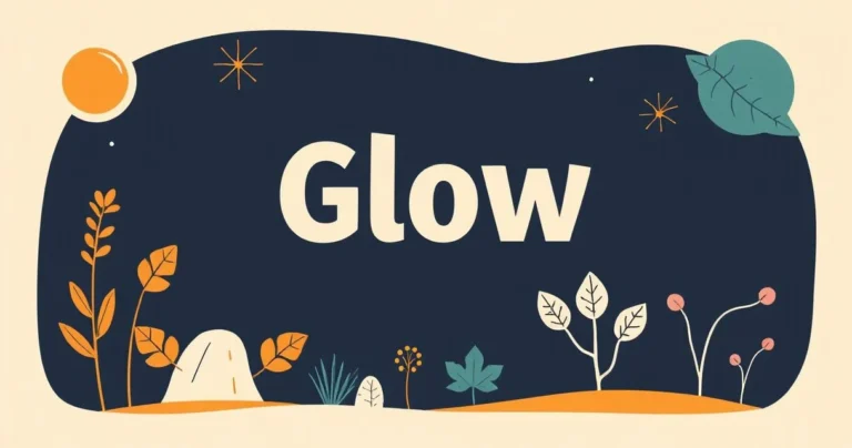 Illustration for Adjectives for Glow: A Comprehensive Guide