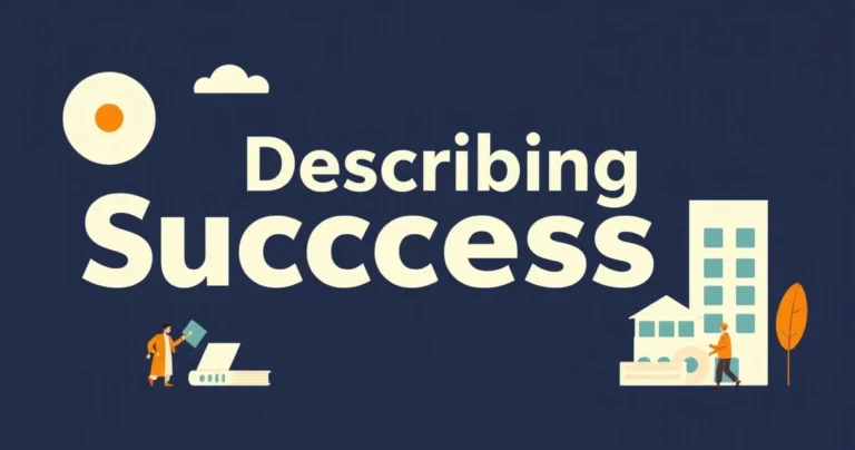 Illustration for Describing Success: Mastering Adjectives for Goals