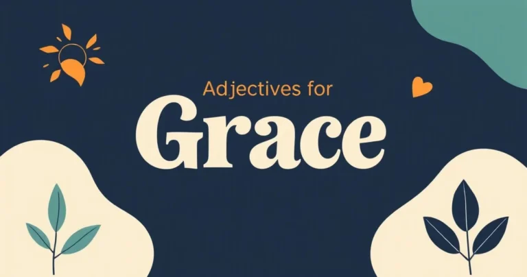Illustration for Adjectives for Grace: A Comprehensive Guide