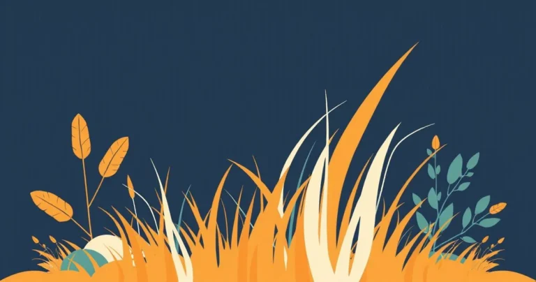 Illustration for Descriptive Adjectives for Grass: A Comprehensive Guide