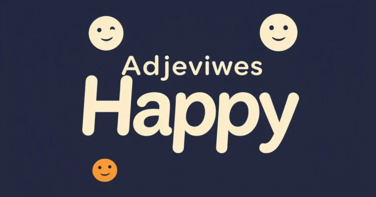 Illustration for Adjectives for Happy: A Comprehensive Guide to Expressing Joy