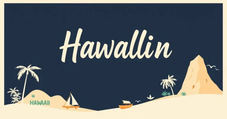 Illustration for Hawaiian Adjectives: A Comprehensive Guide to Describing Paradise