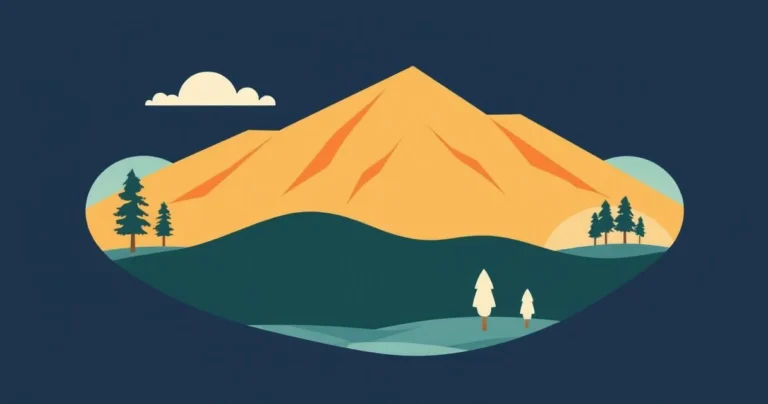 Illustration for Describing Hills: A Comprehensive Guide to Adjectives
