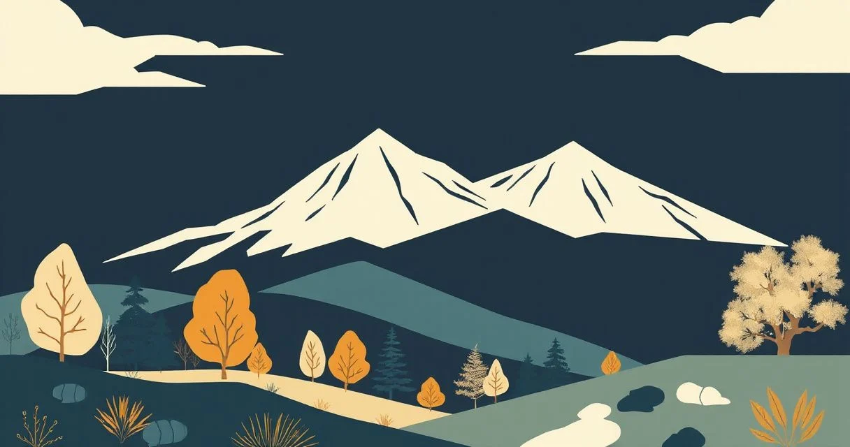 Illustration for Describing Hills: A Comprehensive Guide to Adjectives