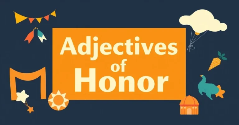 Illustration for Adjectives of Honor: A Comprehensive Guide