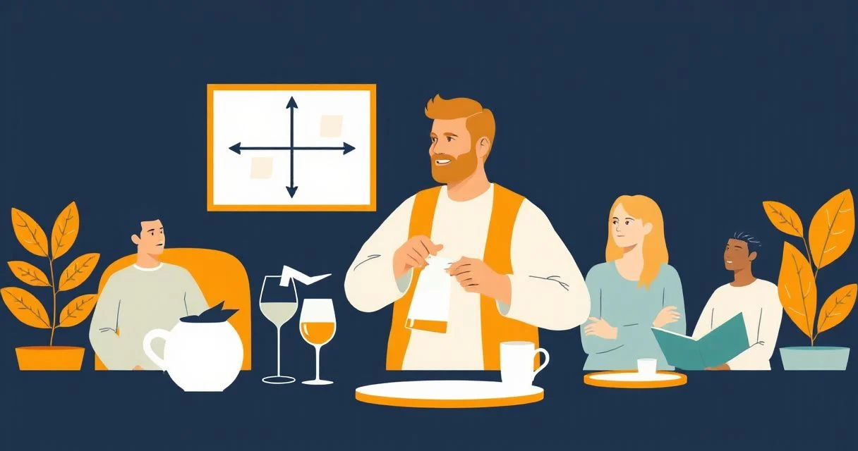 Illustration for Describing the Perfect Host: A Guide to Adjectives