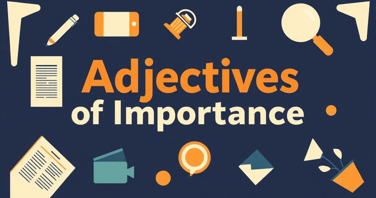Illustration for Adjectives of Importance: A Comprehensive Guide