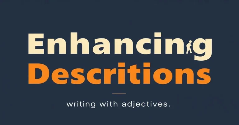 Illustration for Enhancing Descriptions: Mastering Adjectives for Improvement