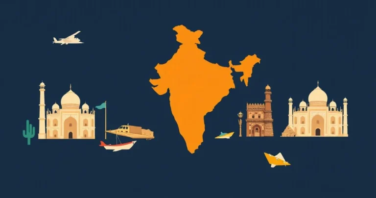 Illustration for Describing India: A Comprehensive Guide to Adjectives