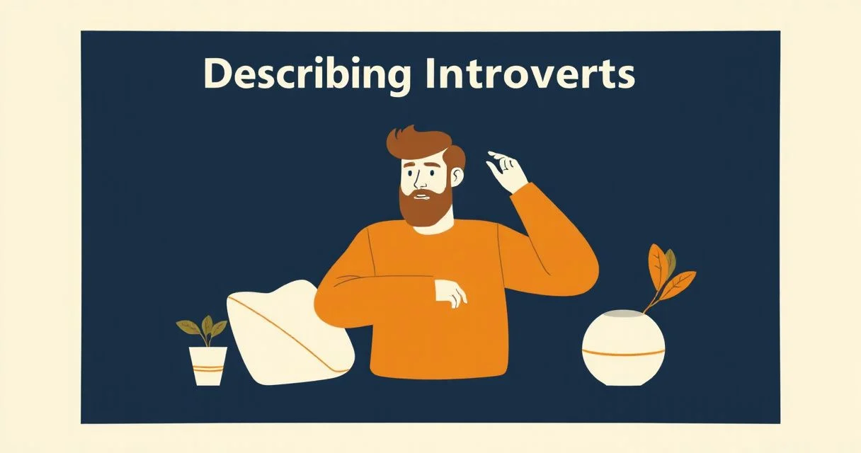 Illustration for Describing Introverts: A Guide to Adjectives