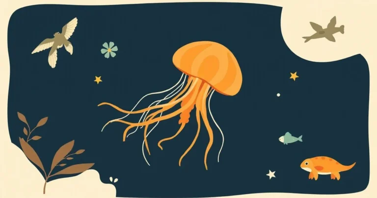 Illustration for Describing Jellyfish: A Guide to Adjectives